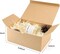 10 Pack Brown Gift Boxes, 9.45x6.5x4 Inches Kraft Paper Boxes with Lids for Valentine's, Birthday party, Wedding, Cupcake Boxes, Easy Assemble Bridesmaids Proposal Boxes, With 66ft Twine